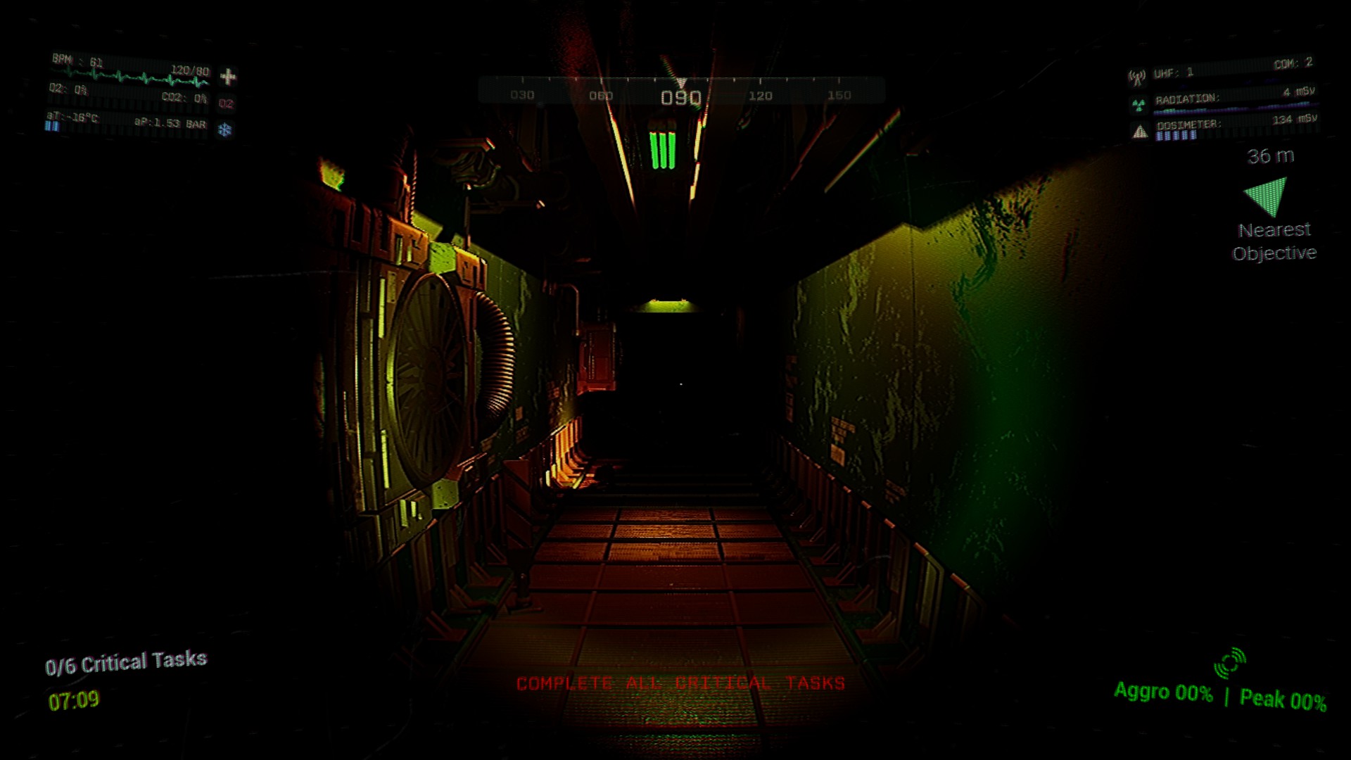 Investigating a dark control room