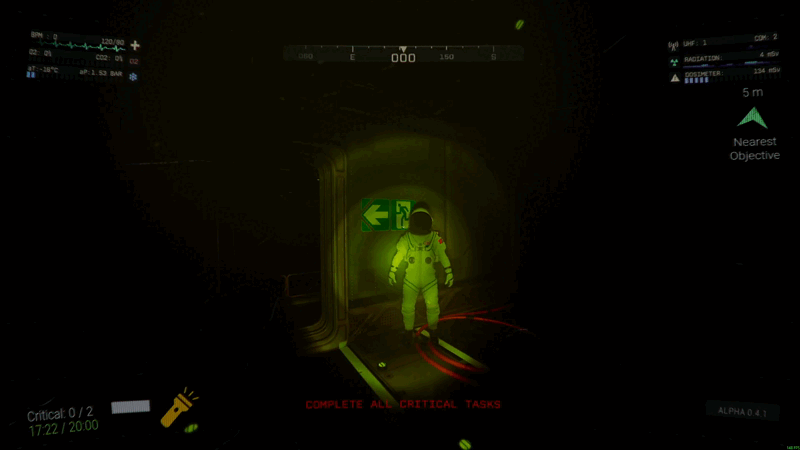 Blood Moon Horror co-op gameplay: Squad of four players clearing a corridor together using teamwork